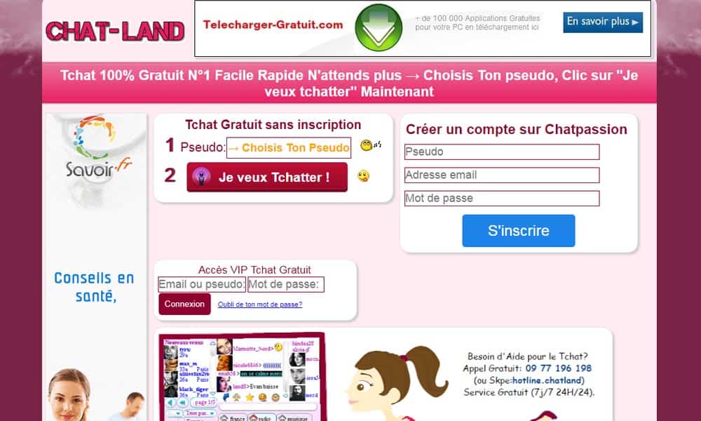 tchat en ligne