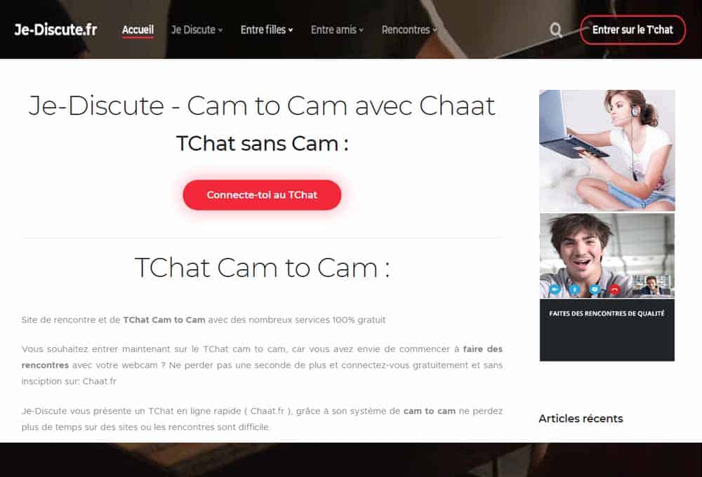 tchat en direct